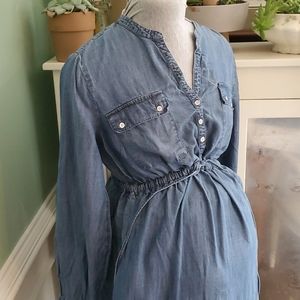 Like new Gap chambray maternity dress L